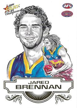 2008 Select AFL Champions - Sketches #SK3 Jared Brennan Front